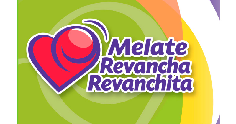 Logotipo histórica lotería mexicana Melate, Revancha y Revanchita