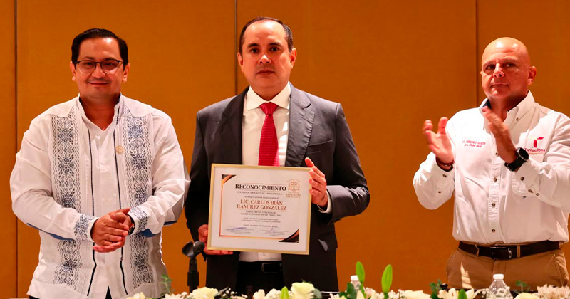 Abogados, grandes aliados para el desarrollo de Tamaulipas: Carlos Irán Ramírez